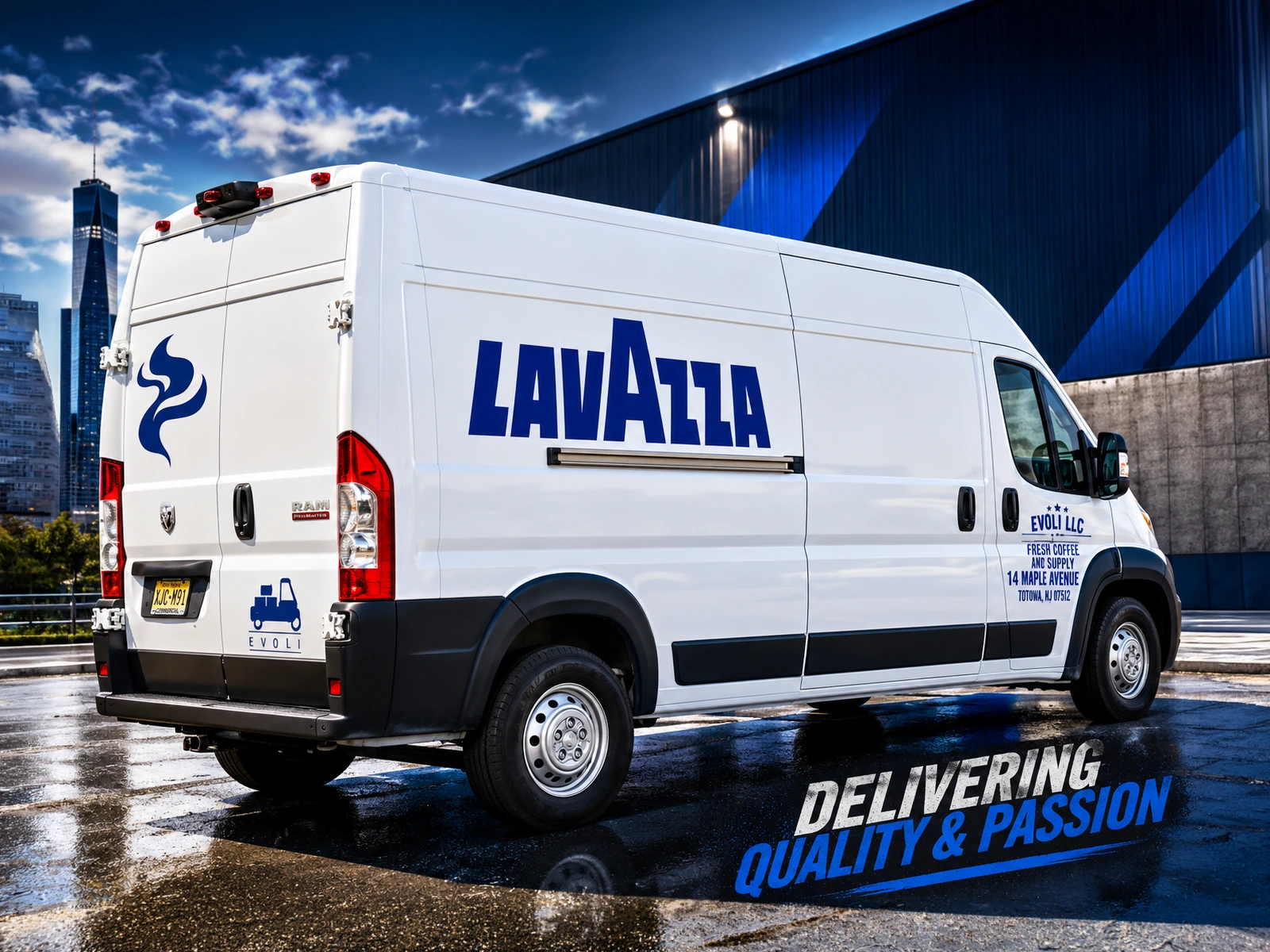 Custom business signage example