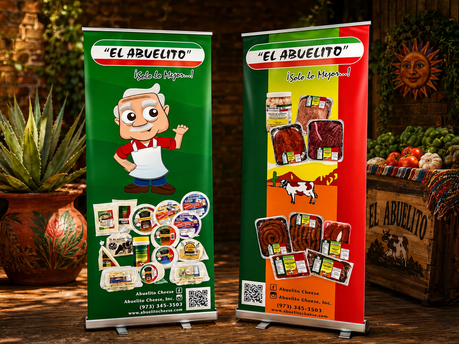 Printed marketing material example