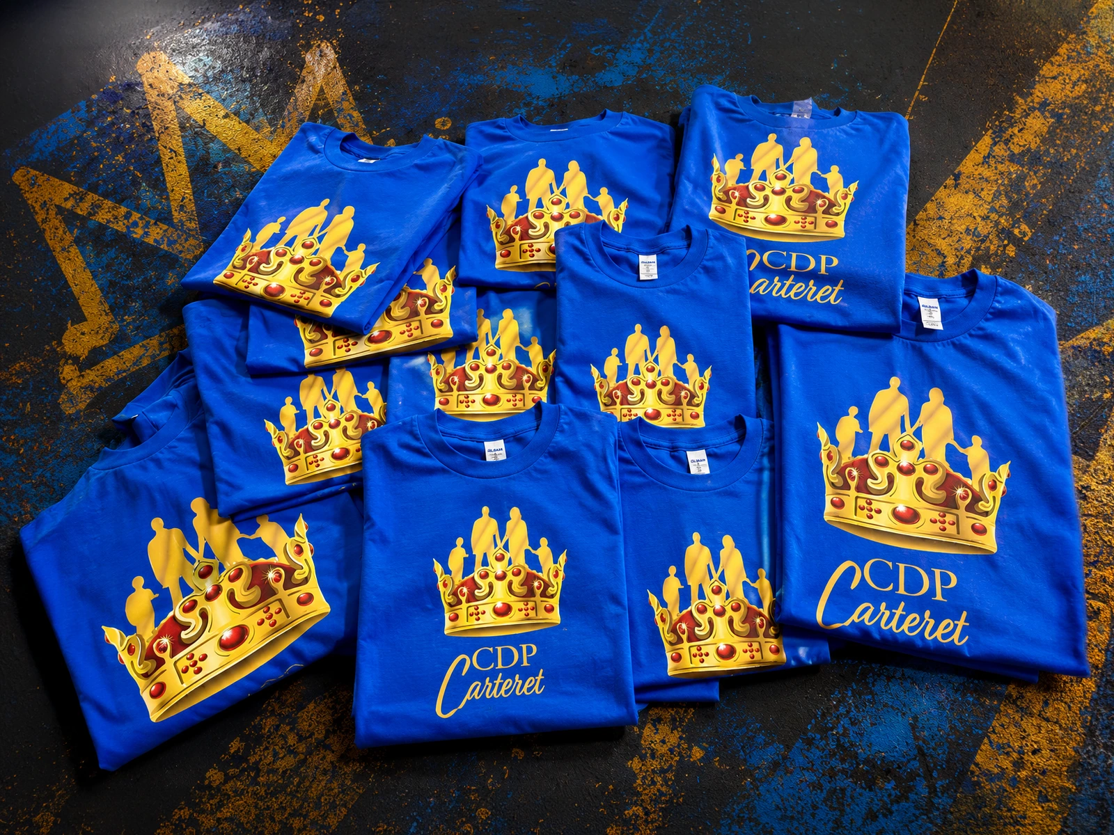 Full-color digital print shirts for a local restaurant