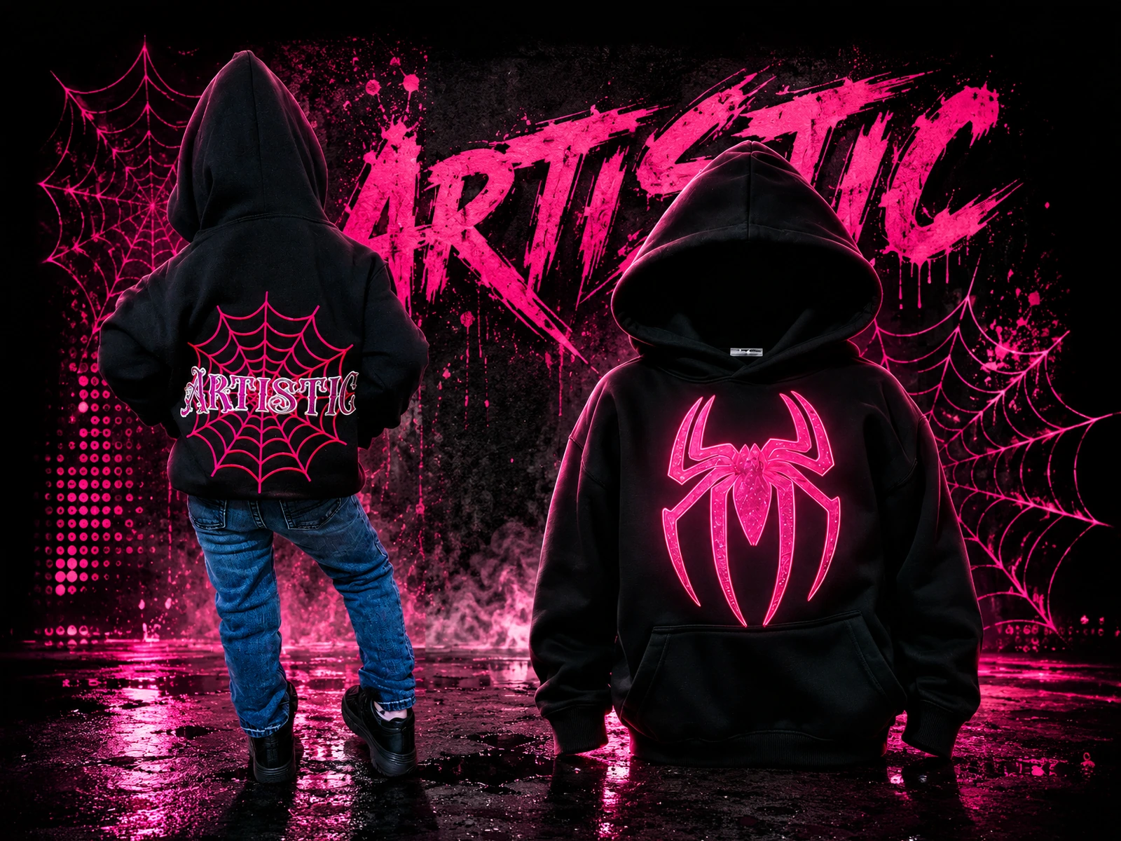 Custom embroidery project with branded apparel