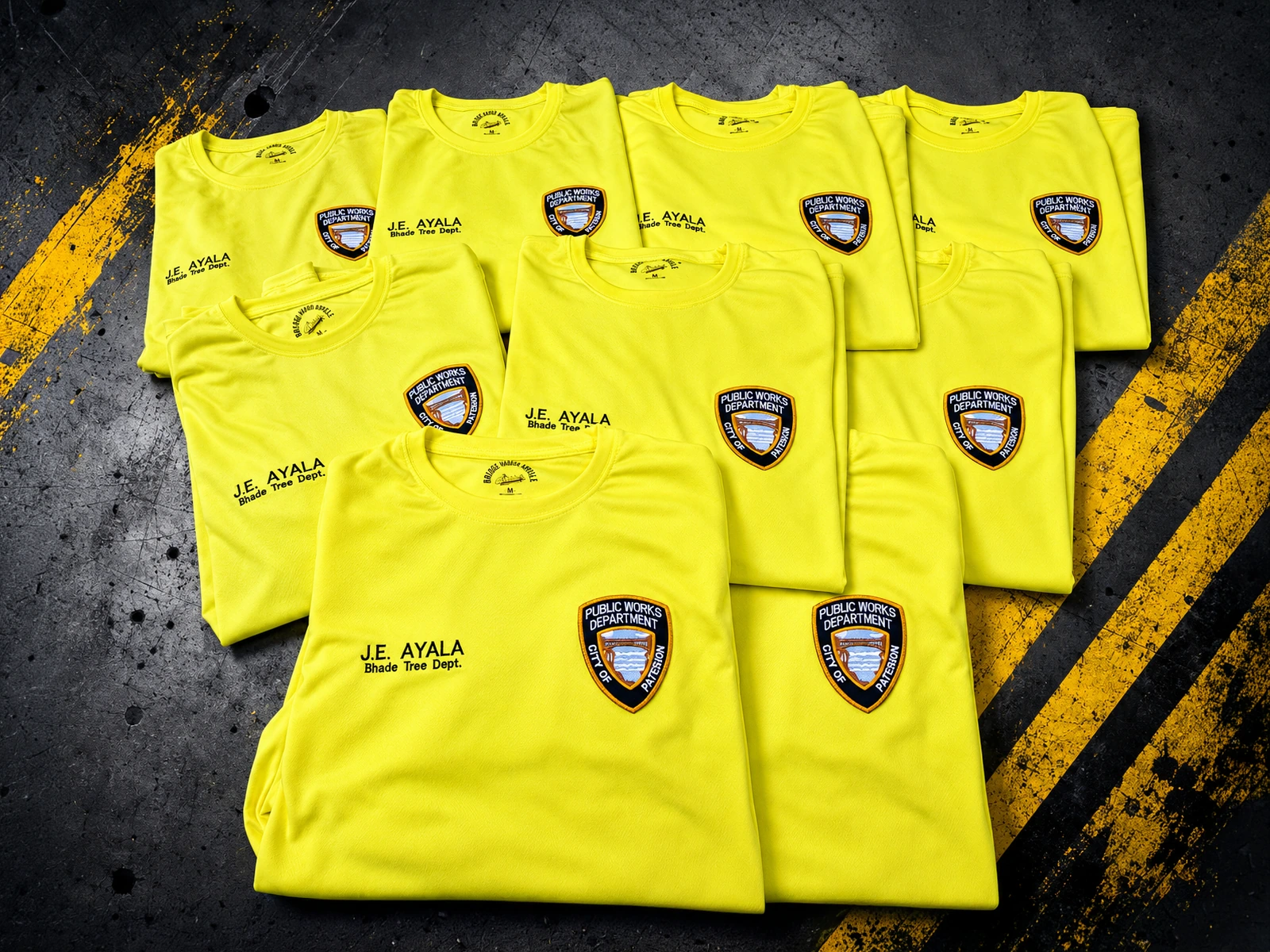 Custom embroidery on apparel