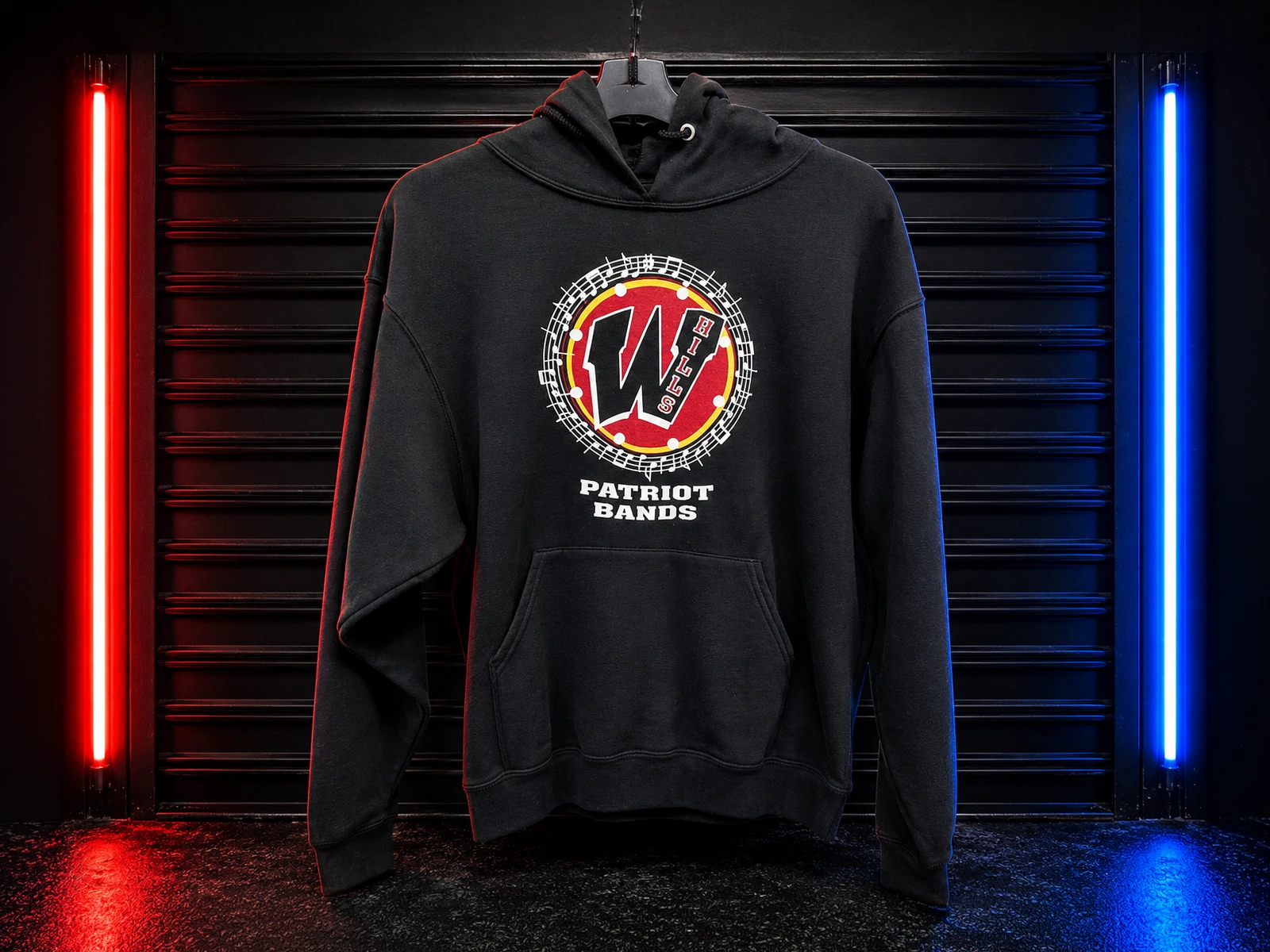 Custom screen printed hoodie and shirts