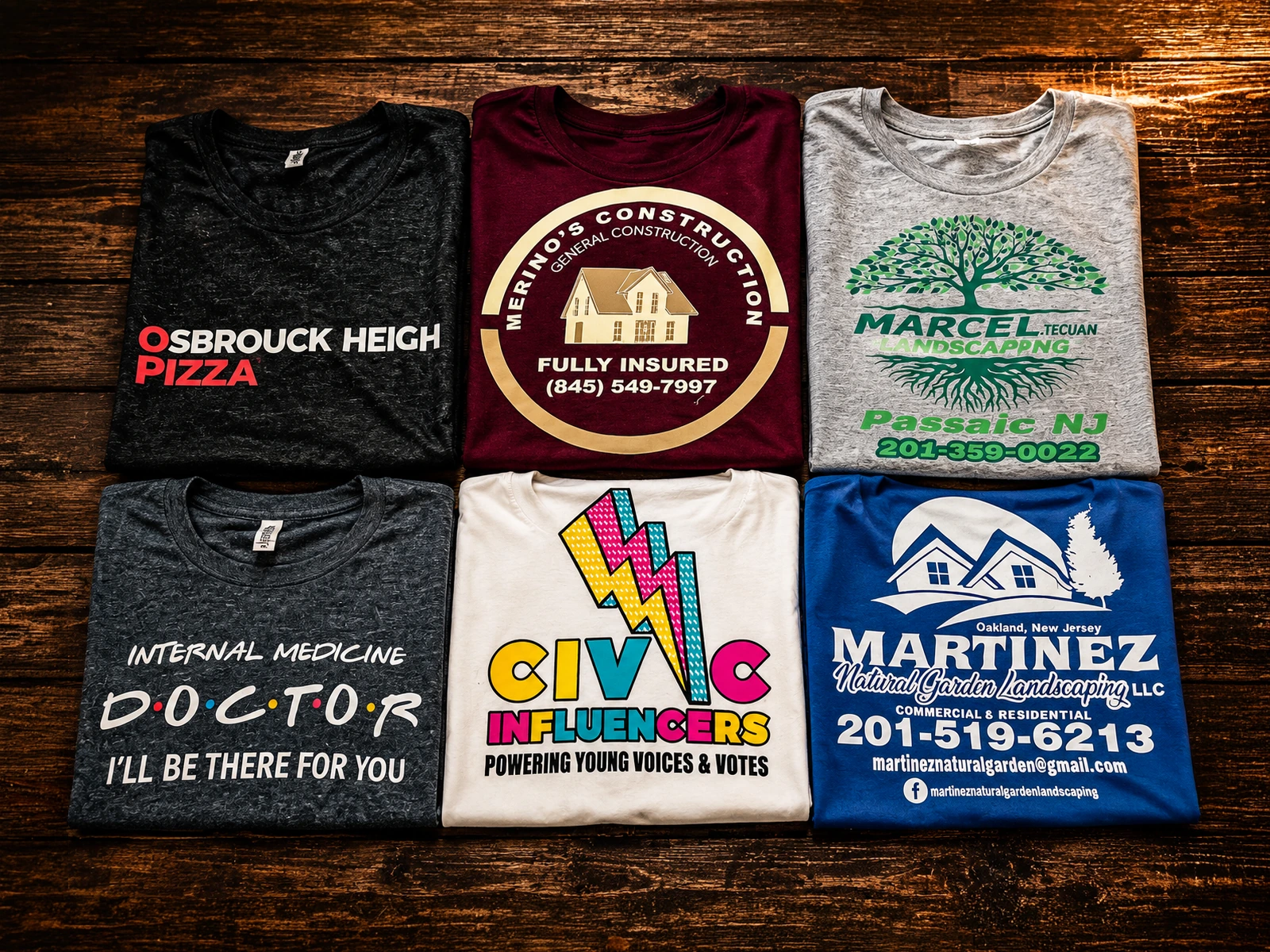 Screen printing project for event apparel