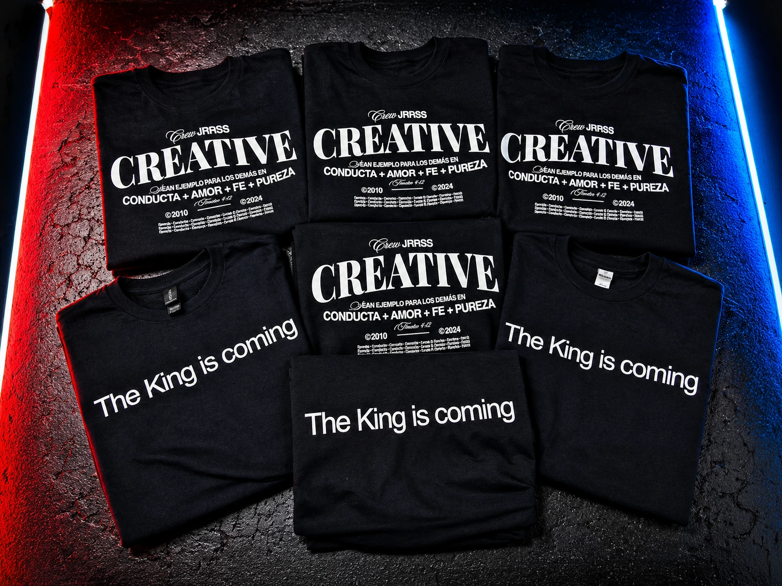 Bold custom shirt print example